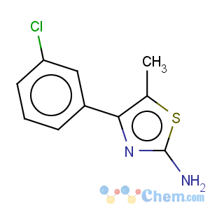 CAS No:206555-32-0 4-(3-Chloro-phenyl)-5-methyl-thiazol-2-ylamine