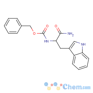 CAS No:20696-64-4 benzyl N-[(2S)-1-amino-3-(1H-indol-3-yl)-1-oxopropan-2-yl]carbamate