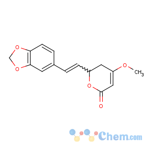 CAS No:20697-20-5 2-[2-(1,3-benzodioxol-5-yl)ethenyl]-4-methoxy-2,3-dihydropyran-6-one