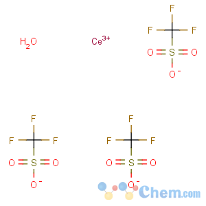 CAS No:206996-62-5 Methanesulfonic acid, 1,1,1-trifluoro-, cerium(3+) salt,hydrate (3:1:?)