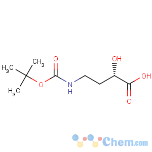 CAS No:207305-60-0 (2S)-4-[[(tert-Butoxy)carbonyl]amino]-2-hydroxybutanoic acid
