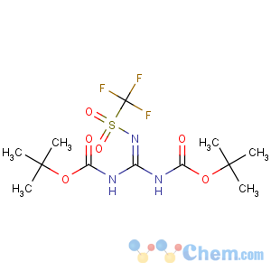 CAS No:207857-15-6 tert-butyl<br />N-[N-[(2-methylpropan-2-yl)oxycarbonyl]-N'-(trifluoromethylsulfonyl)<br />carbamimidoyl]carbamate