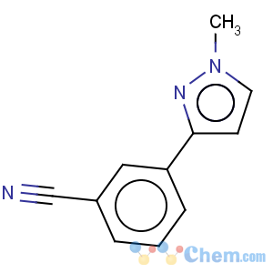 CAS No:207909-05-5 Benzonitrile, 3-(1-methyl-1H-pyrazol-3-yl)-