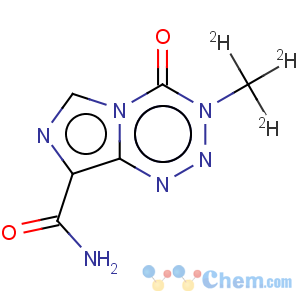 CAS No:208107-14-6 Imidazo[5,1-d]-1,2,3,5-tetrazine-8-carboxamide,3,4-dihydro-3-(methyl-d3)-4-oxo- (9CI)