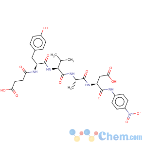 CAS No:208264-84-0 L-a-Asparagine,N-(3-carboxy-1-oxopropyl)-L-tyrosyl-L-valyl-L-alanyl-N-(4-nitrophenyl)- (9CI)