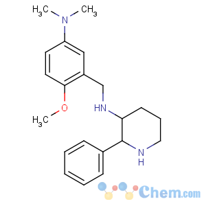 CAS No:208265-92-3 (2S,<br />3S)-N-[[5-(dimethylamino)-2-methoxyphenyl]methyl]-2-phenylpiperidin-3-<br />amine