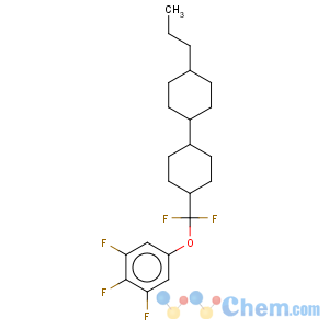 CAS No:208338-50-5 4-[difluoro(3,4,5-trifluorophenoxy)methyl]-4'-propyl-1,1'-bi(cyclohexyl)