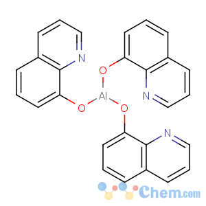CAS No:2085-33-8 tri(quinolin-8-yloxy)alumane