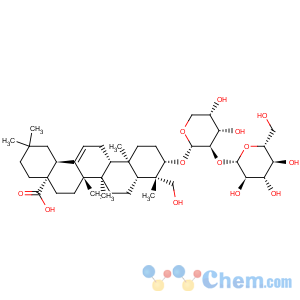 CAS No:20853-58-1 Olean-12-en-28-oicacid, 3-[(2-O-b-D-glucopyranosyl-a-L-arabinopyranosyl)oxy]-23-hydroxy-,(3b,4a)-