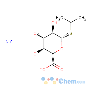 CAS No:208589-93-9 b-D-Glucopyranosiduronic acid,1-methylethyl 1-thio-, monosodium salt (9CI)