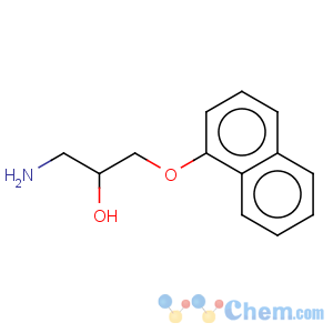 CAS No:20862-11-7 2-Propanol,1-amino-3-(1-naphthalenyloxy)-