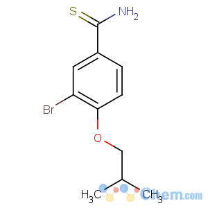 CAS No:208665-96-7 3-bromo-4-(2-methylpropoxy)benzenecarbothioamide