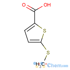 CAS No:20873-58-9 5-methylsulfanylthiophene-2-carboxylic acid