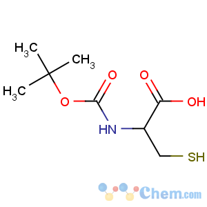 CAS No:20887-95-0 (2R)-2-[(2-methylpropan-2-yl)oxycarbonylamino]-3-sulfanylpropanoic acid
