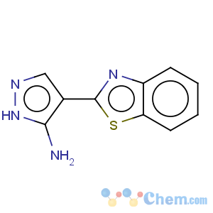 CAS No:208938-43-6 1H-Pyrazol-3-amine,4-(2-benzothiazolyl)-