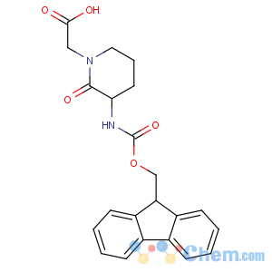 CAS No:209163-25-7 2-[3-(9H-fluoren-9-ylmethoxycarbonylamino)-2-oxopiperidin-1-yl]acetic<br />acid