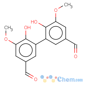 CAS No:2092-49-1 3,3-Biphenyldicarboxaldehyde, 6,6-dihydroxy-5,5-dimethoxy- (8CI)