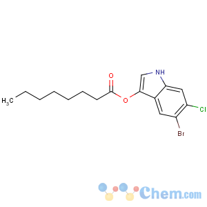 CAS No:209347-94-4 (5-bromo-6-chloro-1H-indol-3-yl) octanoate