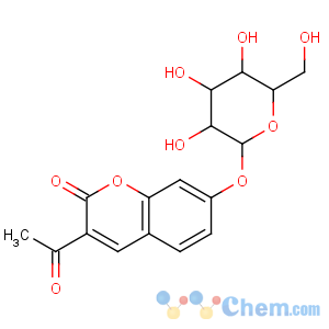 CAS No:20943-16-2 3-acetyl-7-[(2S,3R,4S,5S,6R)-3,4,<br />5-trihydroxy-6-(hydroxymethyl)oxan-2-yl]oxychromen-2-one