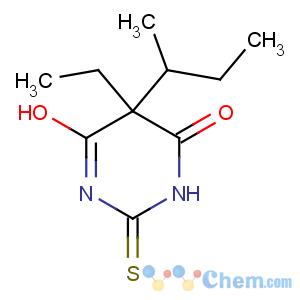 CAS No:2095-57-0 4,6(1H,5H)-Pyrimidinedione,5-ethyldihydro-5-(1-methylpropyl)-2-thioxo-