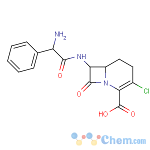 CAS No:209615-79-2 (6R,<br />7S)-7-[[(2R)-2-amino-2-phenylacetyl]amino]-3-chloro-8-oxo-1-azabicyclo<br />[4.2.0]oct-2-ene-2-carboxylic acid