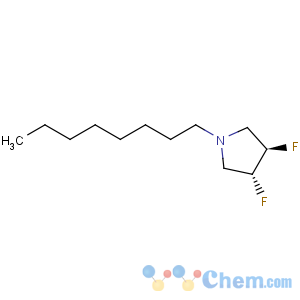 CAS No:209625-78-5 Pyrrolidine,3,4-difluoro-1-octyl-, (3R,4R)-