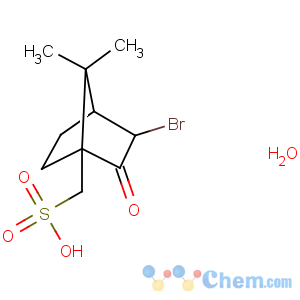 CAS No:209736-59-4 (2-bromo-7,7-dimethyl-3-oxo-4-bicyclo[2.2.1]heptanyl)methanesulfonic<br />acid