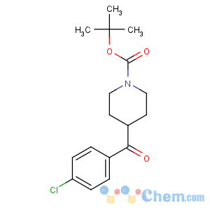 CAS No:209808-06-0 tert-butyl 4-(4-chlorobenzoyl)piperidine-1-carboxylate