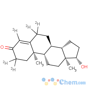 CAS No:21002-80-2 Androst-4-en-3-one-2,2,4,6,6-d5,17-hydroxy-, (17b)-(9CI)