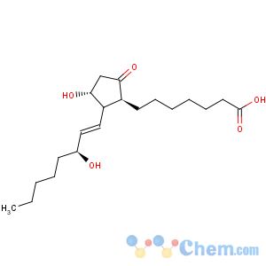 CAS No:21003-46-3 Prost-13-en-1-oic acid,11,15-dihydroxy-9-oxo-, (8b,11a,13E,15S)-