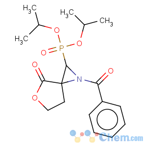 CAS No:210108-42-2 (1-Benzoyl-4-oxo-5-oxa-1-aza-spiro[2.4]hept-2-yl)-phosphonic acid diisopropyl ester