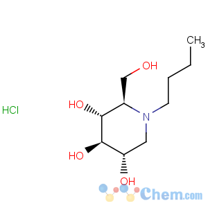 CAS No:210110-90-0 n-butyldeoxynojirimycin, hydrochloride