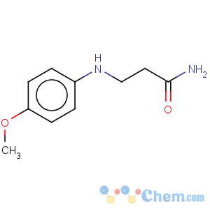 CAS No:21017-46-9 Propanamide,3-[(4-methoxyphenyl)amino]-