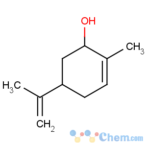 CAS No:2102-59-2 2-methyl-5-prop-1-en-2-ylcyclohex-2-en-1-ol