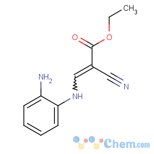 CAS No:21025-47-8 3-(2-AMINO-PHENYLAMINO)-2-CYANO-ACRYLIC ACID ETHYL ESTER