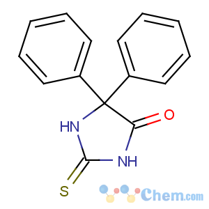CAS No:21083-47-6 5,5-diphenyl-2-sulfanylideneimidazolidin-4-one