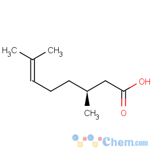 CAS No:2111-53-7 6-Octenoic acid,3,7-dimethyl-, (3S)-
