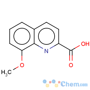CAS No:21141-35-5 2-Quinolinecarboxylicacid, 8-methoxy-