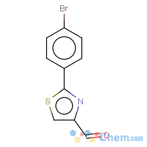 CAS No:21166-30-3 4-Thiazolecarboxaldehyde,2-(4-bromophenyl)-
