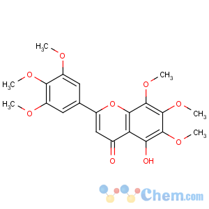 CAS No:21187-73-5 5-hydroxy-6,7,8-trimethoxy-2-(3,4,5-trimethoxyphenyl)chromen-4-one