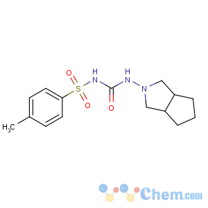 CAS No:21187-98-4 1-(3,3a,4,5,6,<br />6a-hexahydro-1H-cyclopenta[c]pyrrol-2-yl)-3-(4-methylphenyl)sulfonylurea