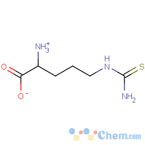 CAS No:212051-53-1 L-Ornithine,N5-(aminothioxomethyl)-, dihydrochloride (9CI)