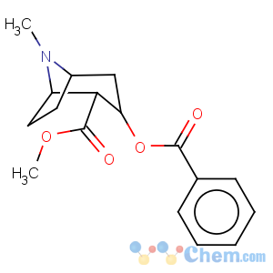 CAS No:21206-60-0 8-Azabicyclo[3.2.1]octane-2-carboxylicacid, 3-(benzoyloxy)-8-methyl-, methyl ester, (1R,2R,3S,5S)-rel-