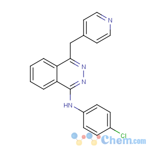 CAS No:212141-54-3 N-(4-chlorophenyl)-4-(pyridin-4-ylmethyl)phthalazin-1-amine