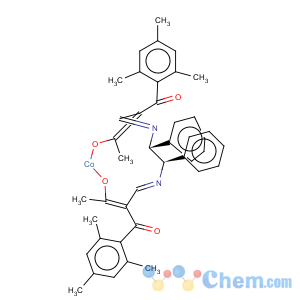 CAS No:212250-92-5 Cobalt,[[2,2'-[(1,2-diphenyl-1,2-ethanediyl)bis[(nitrilo-kN)methylidyne]]bis[1-(2,4,6-trimethylphenyl)-1,3-butanedionato-kO3]](2-)]-, (SP-4-2)- (9CI)