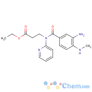 CAS No:212322-56-0 ethyl 3-[[3-amino-4-(methylamino)benzoyl]-pyridin-2-ylamino]propanoate