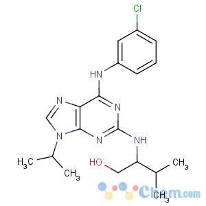 CAS No:212844-53-6 (2R)-2-[[6-(3-chloroanilino)-9-propan-2-ylpurin-2-yl]amino]-3-<br />methylbutan-1-ol