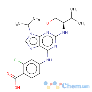 CAS No:212844-54-7 (2R)-2-[[6-[(3-Chloro-4-carboxyphenyl)amino]-9-(1-methylethyl)-9H-purin-2-yl]amino]-3-methyl-1-butanol