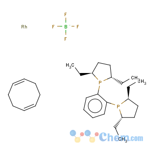CAS No:213343-64-7 (+)-1,2-Bis((2S,5S)-2,5-diethylphospholano)benzene(cyclooctadiene) rhodium (I) tetrafluoroborate