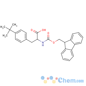 CAS No:213383-02-9 (2S)-3-(4-tert-butylphenyl)-2-(9H-fluoren-9-ylmethoxycarbonylamino)<br />propanoic acid